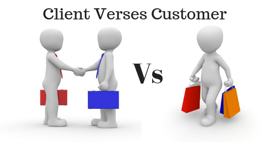 Client Verses Customer